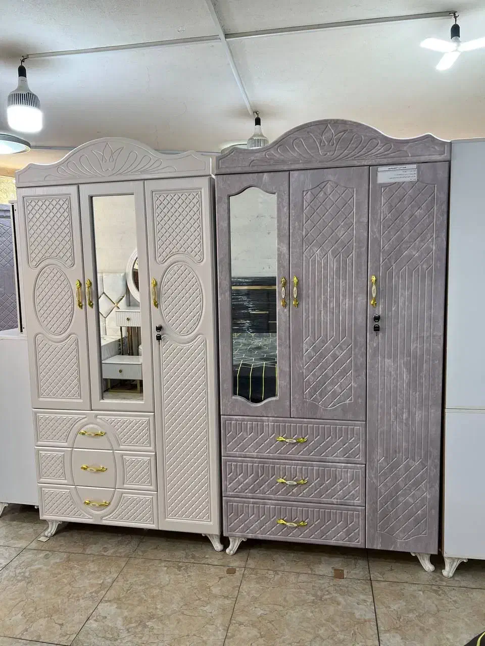 کمد عرض ۱۰۵ سفارشی ویترین آینه دار با اقساط ۲۴ماهه|جاکفشی، کمد، دراور|زنجان, |دیوار