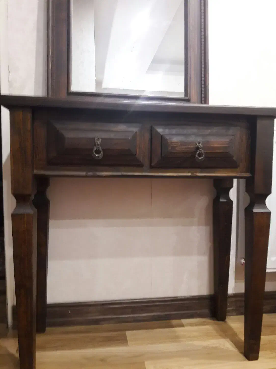 آینه کنسول چوبی|بوفه، ویترین، کنسول|سنندج, |دیوار