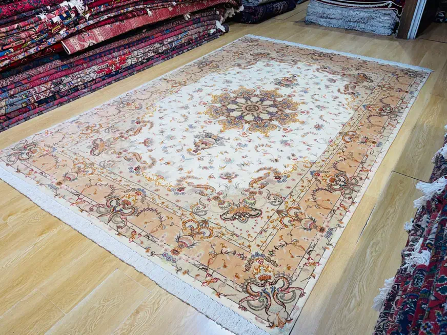 فرش ۶ متری ۵۰ رج تبریز کرم|فرش|تهران, سلسبیل شمالی|دیوار