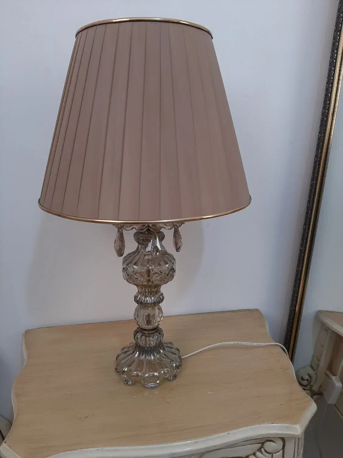 آباژور پایه کریستال|چراغ خواب و آباژور|تهران, علیآباد|دیوار