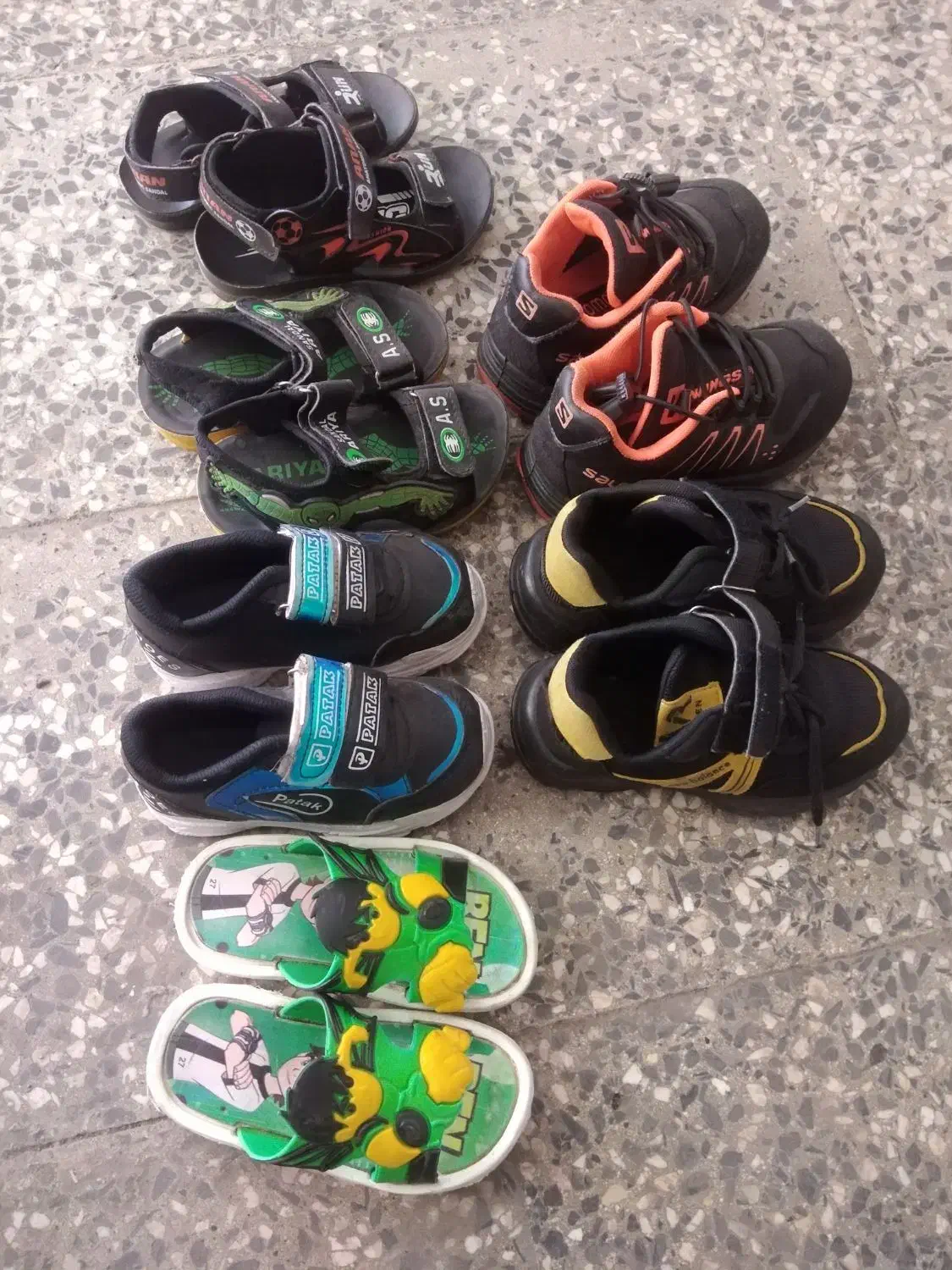 کفش و کتانی  و تابستانی پسرانه|کیف، کفش، کمربند|رشت, کوی مهر|دیوار