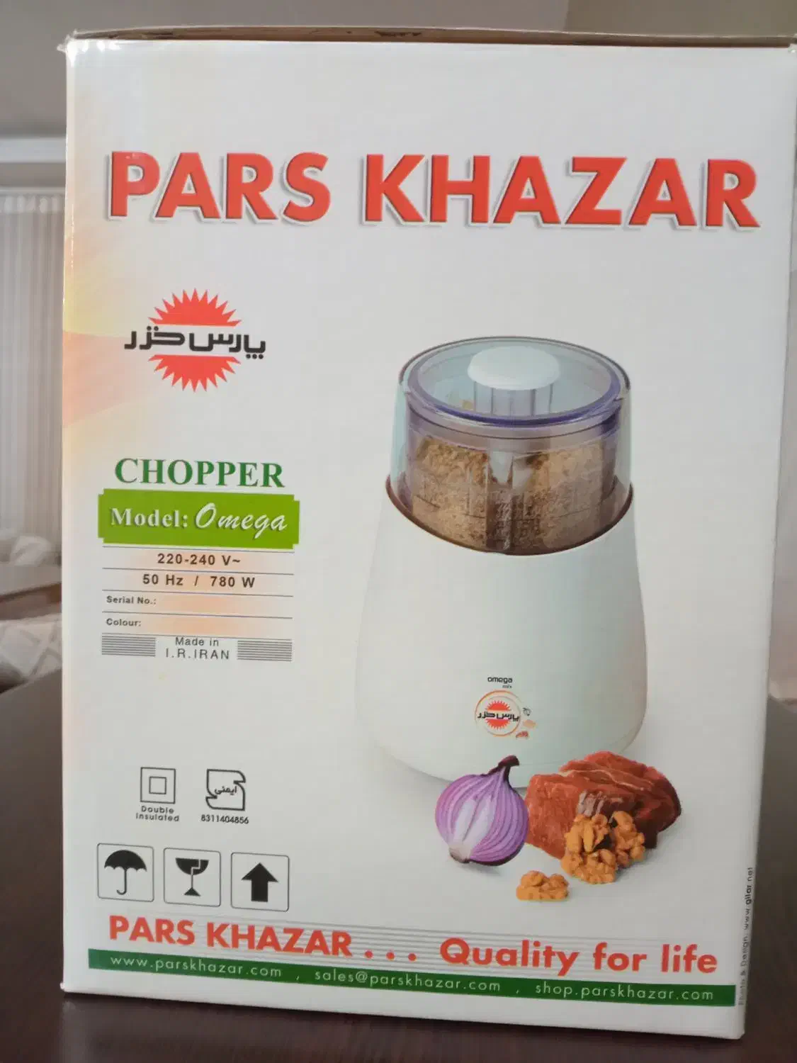 خرد کن پارس خزر|خردکن، آسیاب، غذاساز|تهران, هفت چنار|دیوار