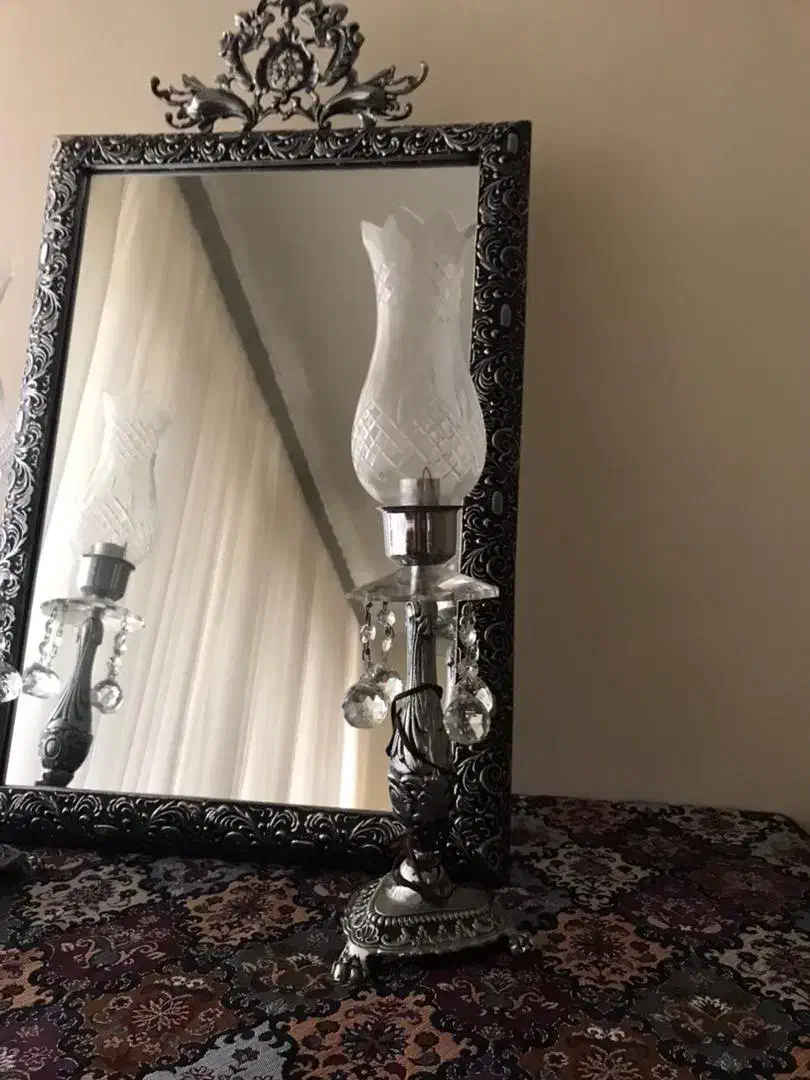 آینه و شمعدان نو|آینه|ساوه, |دیوار