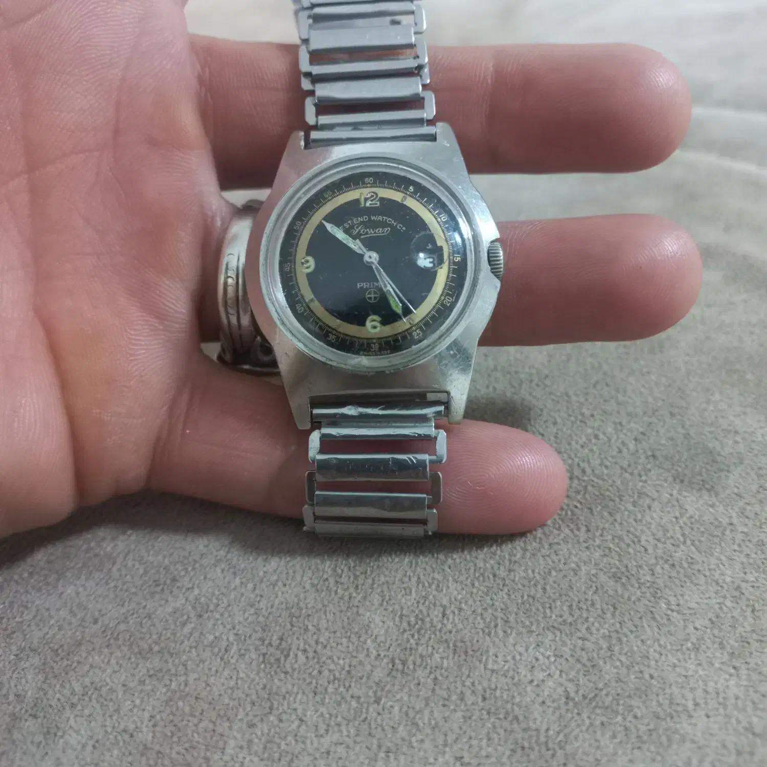 ساعت وستن واچ قدیمی|کلکسیون اشیاء عتیقه|اردبیل, |دیوار