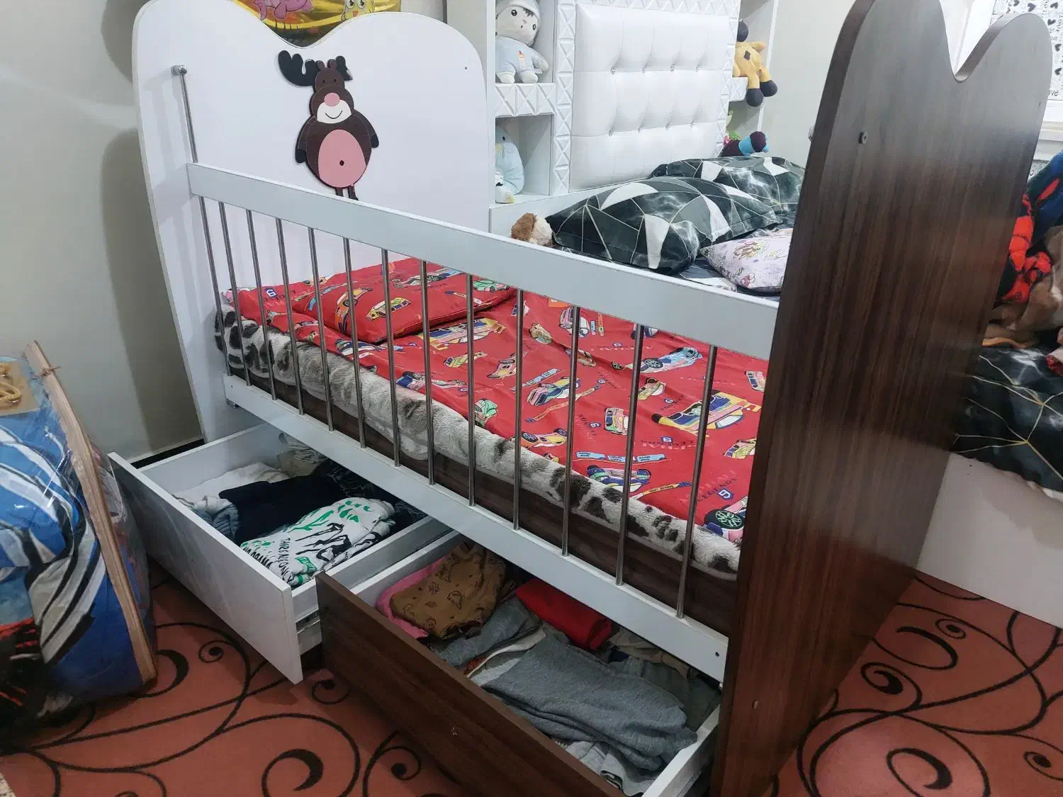 تخت کودک|تخت و سرویس خواب|امیدیه, |دیوار