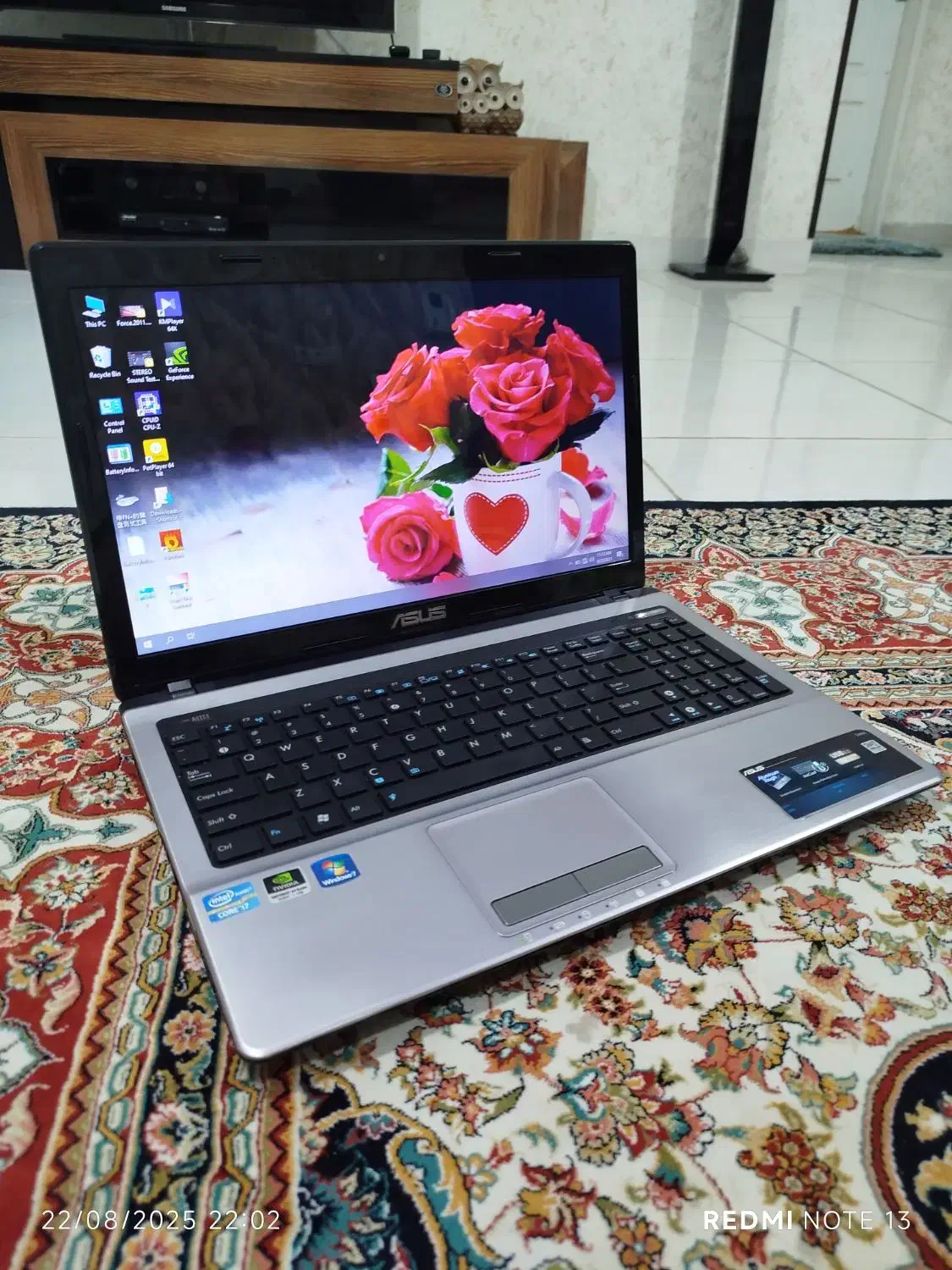 لپتاپ قدرتمندو گرافیک دار ASUS هشت هسته ای|رایانه همراه|شیراز, تحویلی|دیوار