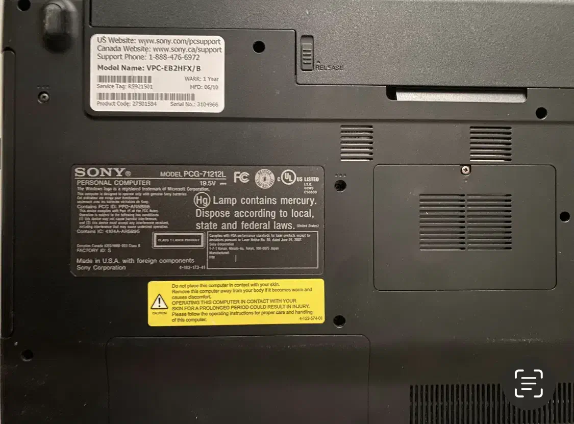 لپ تاپ سونی  SONY VAIO|رایانه همراه|کرج, فاز ۱ مهرشهر|دیوار