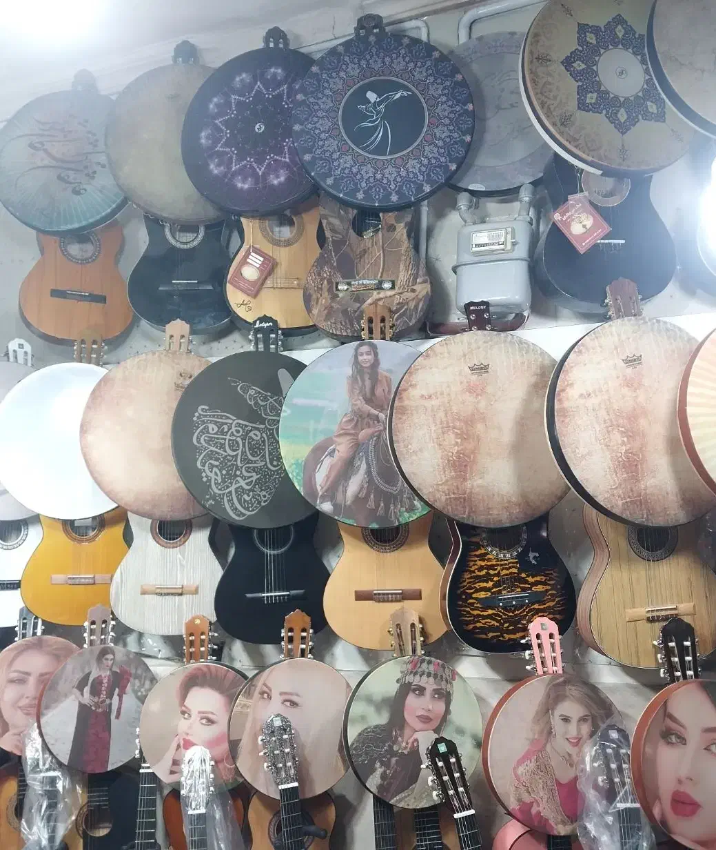 دف طلق دایره تمپو ضرب تمبک جیمبی کاور آموزش|سازهای سنتی|مشهد, سیلو|دیوار