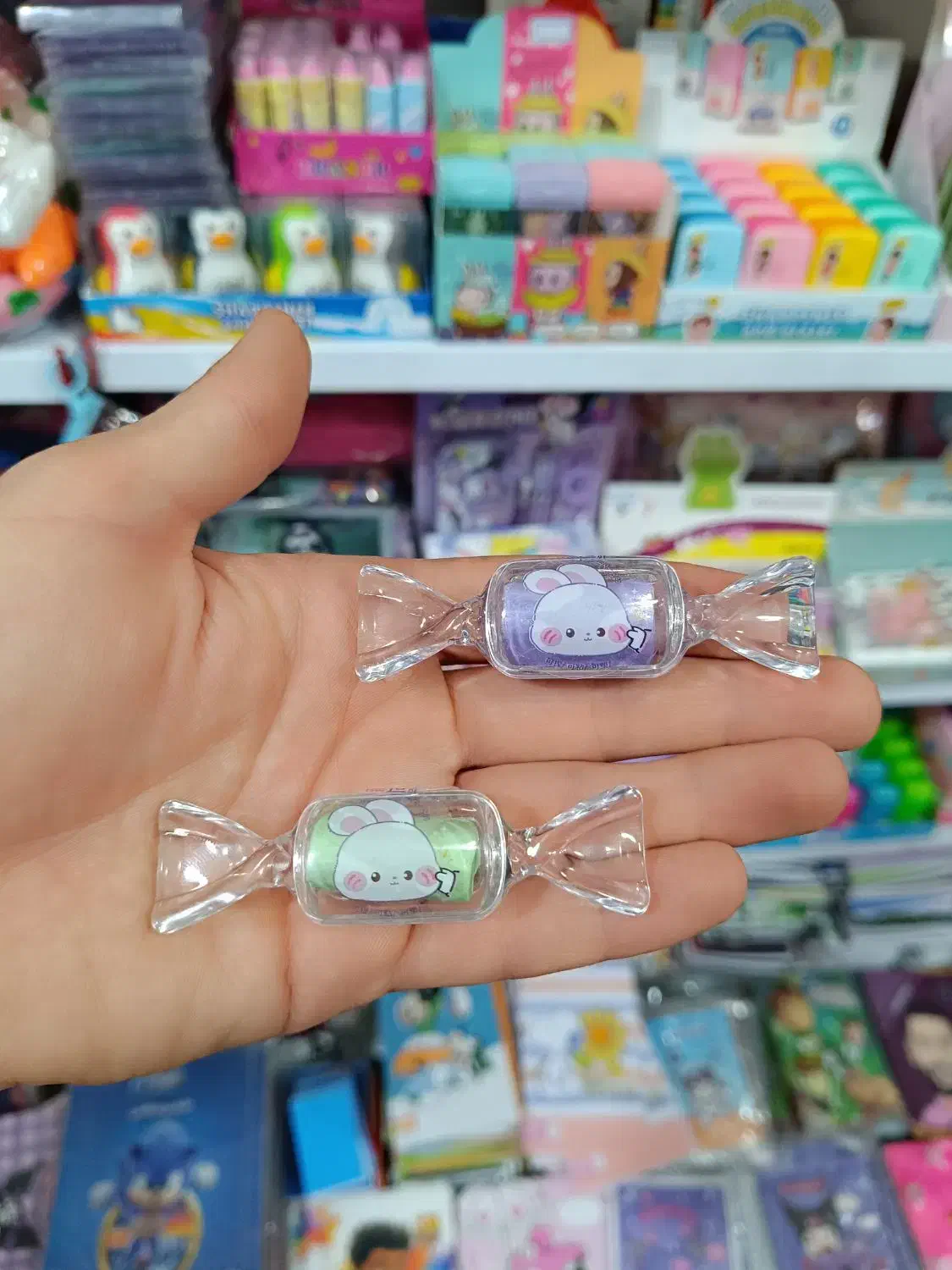 لوازم تحریر/ پاک کن خمیری طرح شکلات (جوجه و خرگوش)|لوازم التحریر|قم, نخودی|دیوار