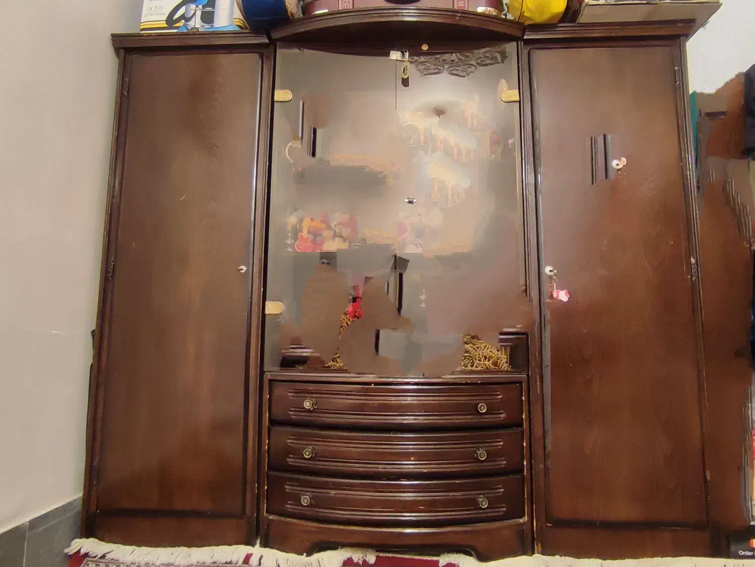 کمد سه تیکه|جاکفشی، کمد، دراور|دوگنبدان, |دیوار