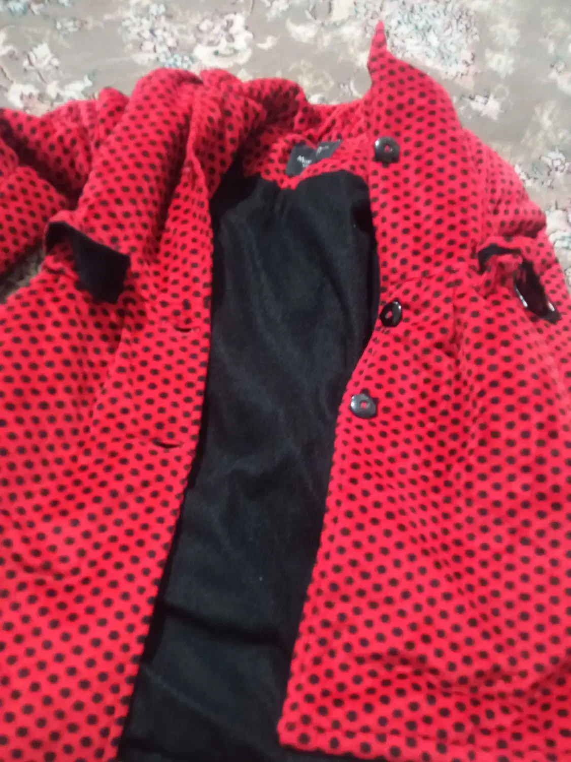 پالتو دخترانه کفشدوزکی و سوشرت|کفش و لباس بچه|اراک, |دیوار