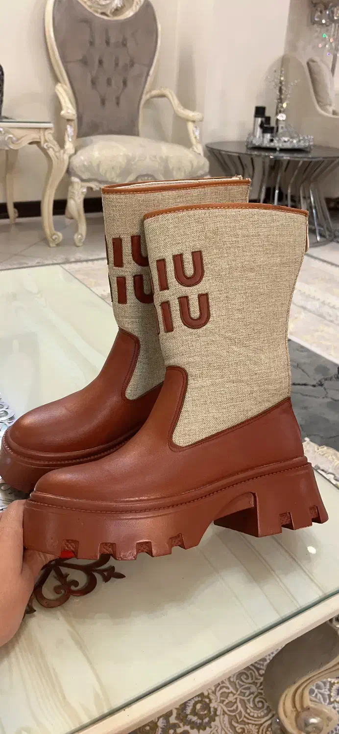 کفش نیمبوت نیم بوت پوتین مارک میو میو زنانه|کیف، کفش، کمربند|تهران, جوادیه|دیوار