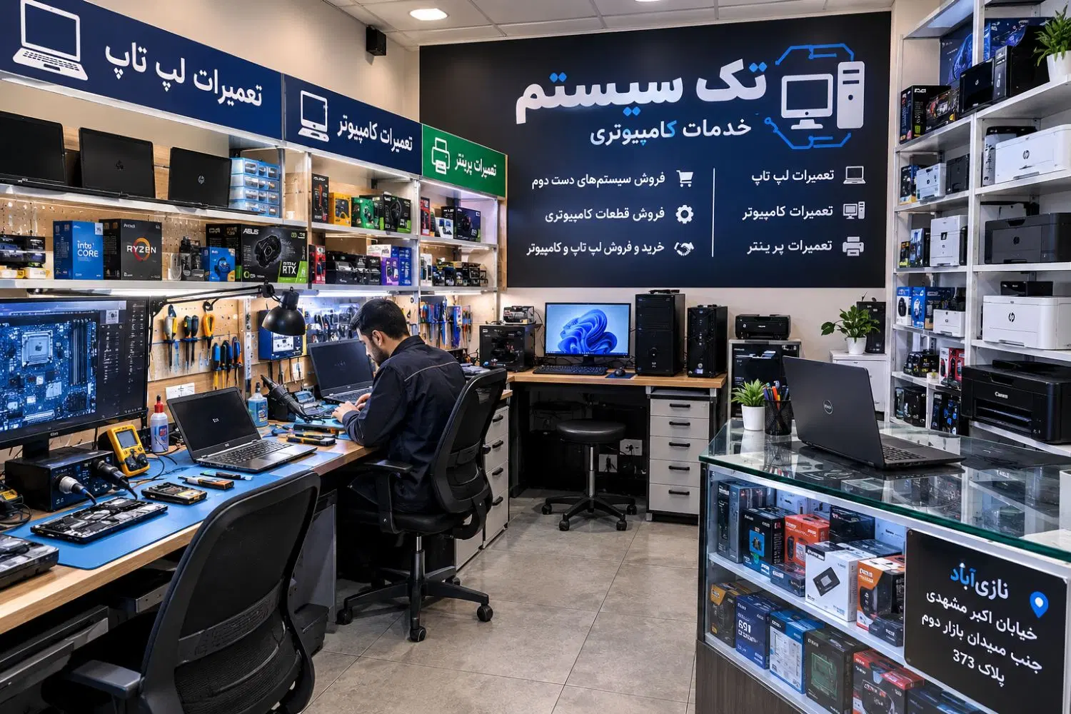 خریدار نقدی تخصصی لپتاپ، کامپیوتر و پرینتر فوری|رایانه همراه|تهران, نازیآباد|دیوار
