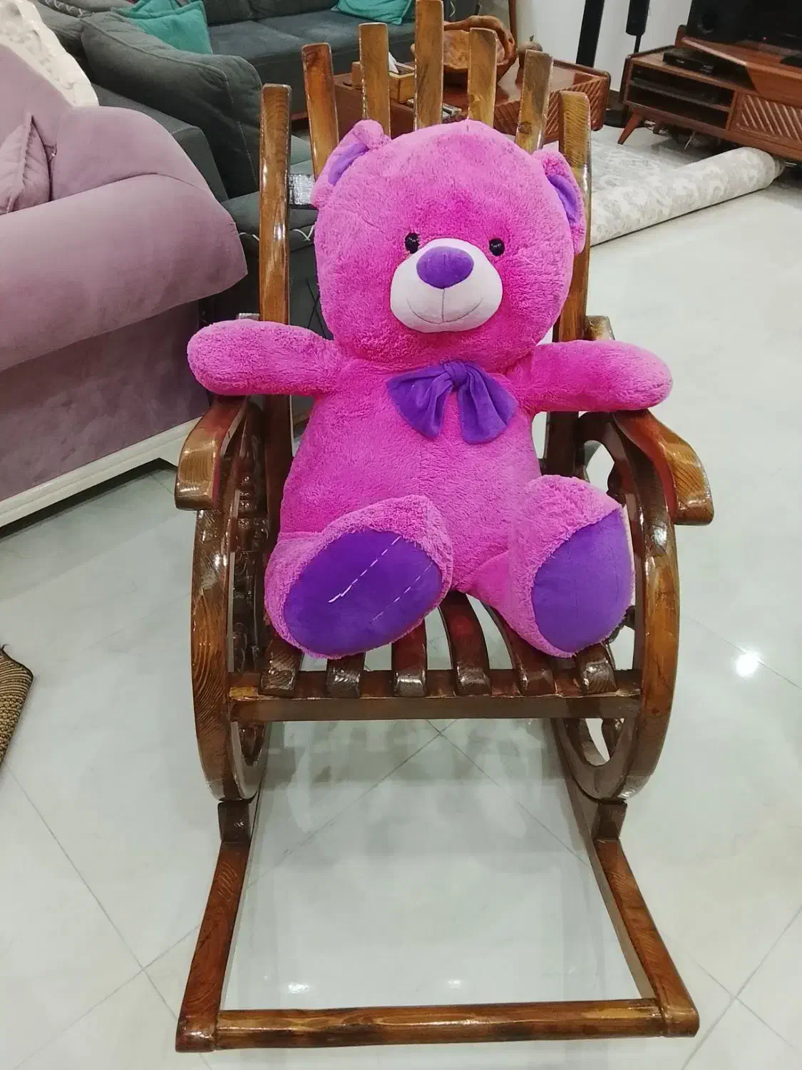 صندلی راک با بهترین چوب جنگلی|صندلی و نیمکت|رشت, معلم|دیوار