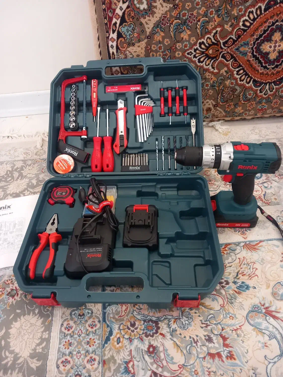 فروش  استثنایی دریل شارژی رونیکس|ابزارآلات|تهران, جلیلی|دیوار