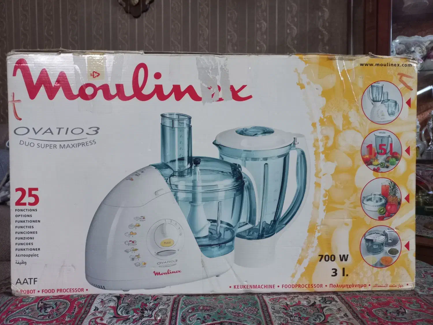 غذاساز ۲۵ کاره مولینکس  نو|خردکن، آسیاب، غذاساز|تهران, سازمان آب|دیوار