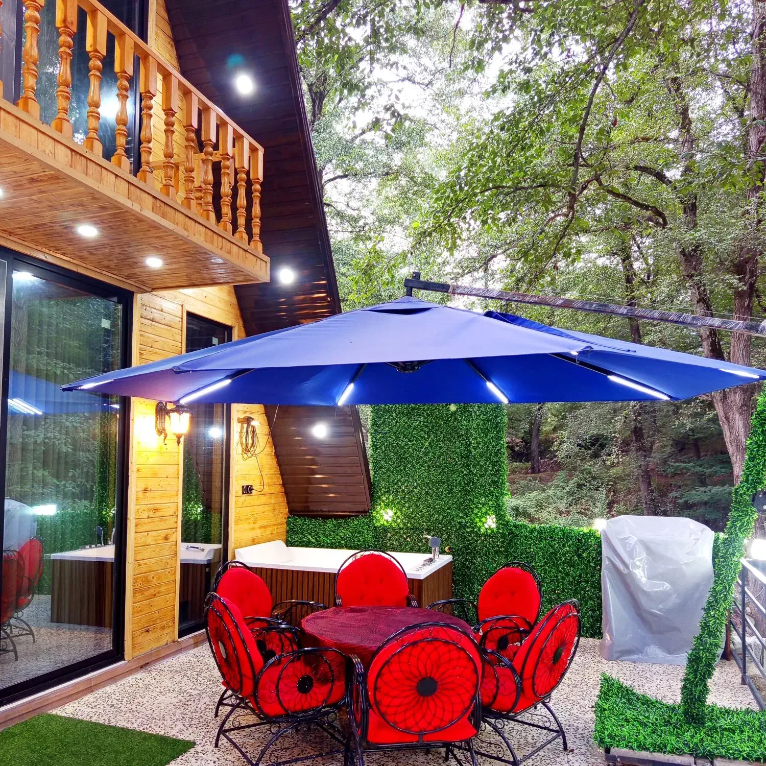 کلبه سوئیسی دوبلکس کمند،نوساز ،دنج ،کنار رودخانه|اجارهٔ کوتاه‌مدت ویلا و باغ|آلاشت, |دیوار