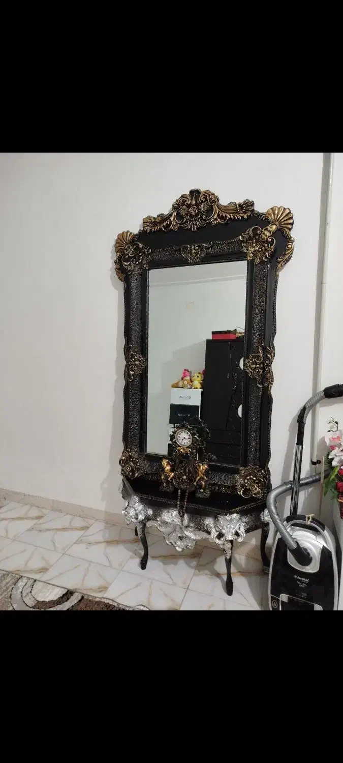 آیینه کنسول|بوفه، ویترین، کنسول|کارزان, |دیوار