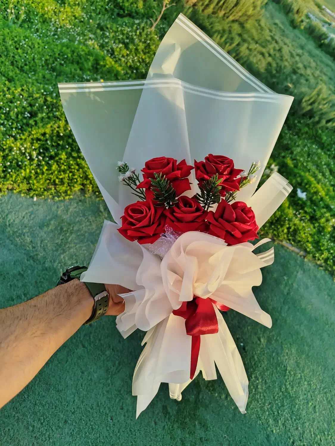 دسته گل مصنوعی|گل مصنوعی|ساوه, |دیوار