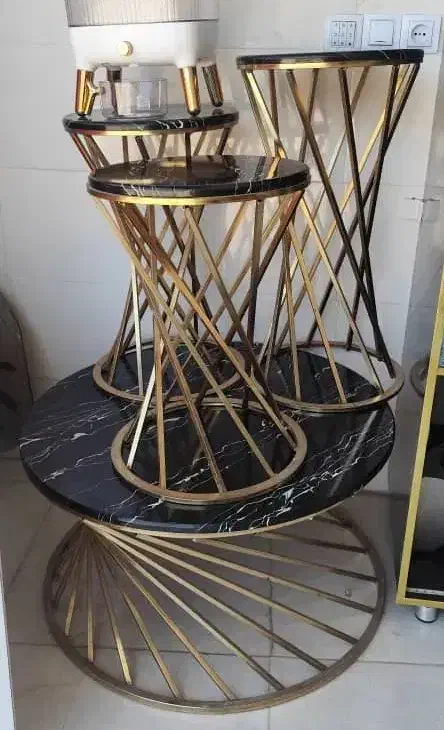 گل میز ۳ تیکه عسلی|مبلمان خانگی و میز عسلی|شیراز, لاله|دیوار