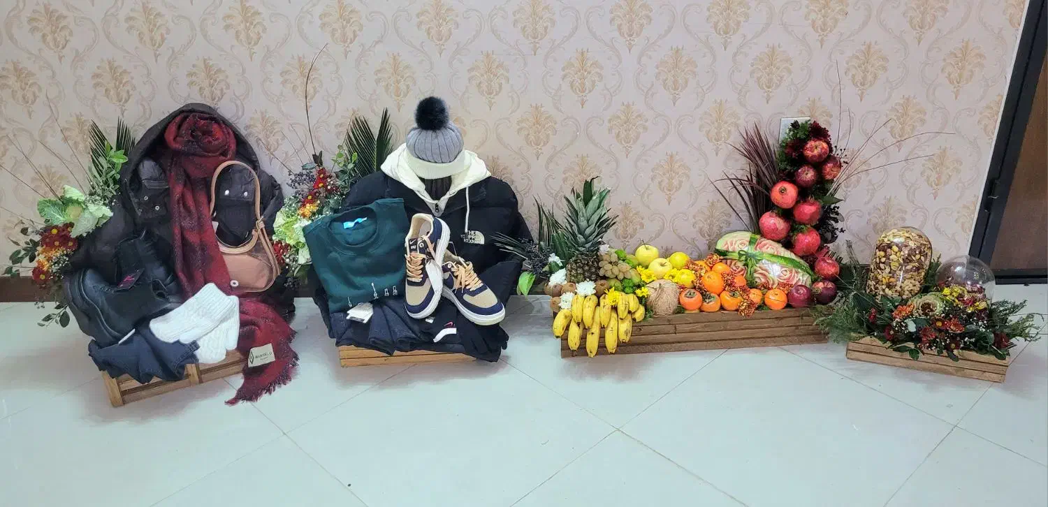 گل آرایی میوه آرایی دکور یلدایی شب چله خاطره ای|خدمات پذیرایی، مراسم|مشهد, سمزقند|دیوار