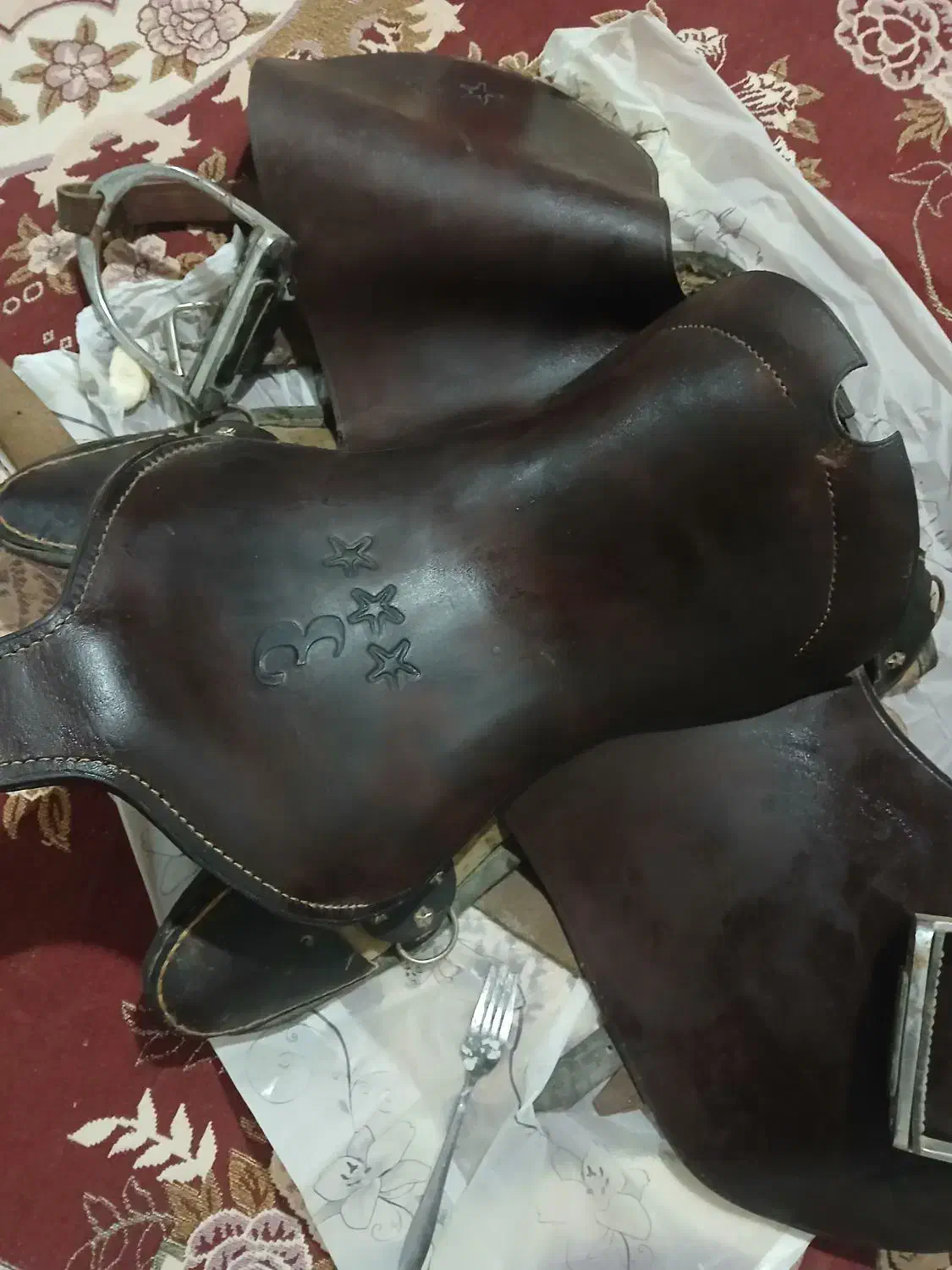 زین دهنه اسب|اسب و تجهیزات اسبسواری|مرودشت, تخت جمشید|دیوار