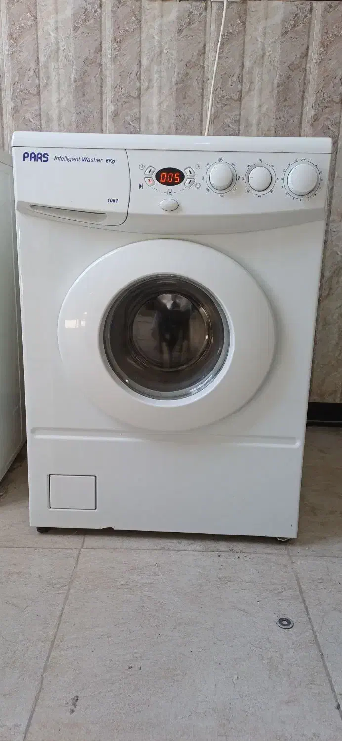 فروش لباسشویی پارس۶کیلو|ماشین لباسشویی و خشک‌کن لباس|پیرانشهر, |دیوار