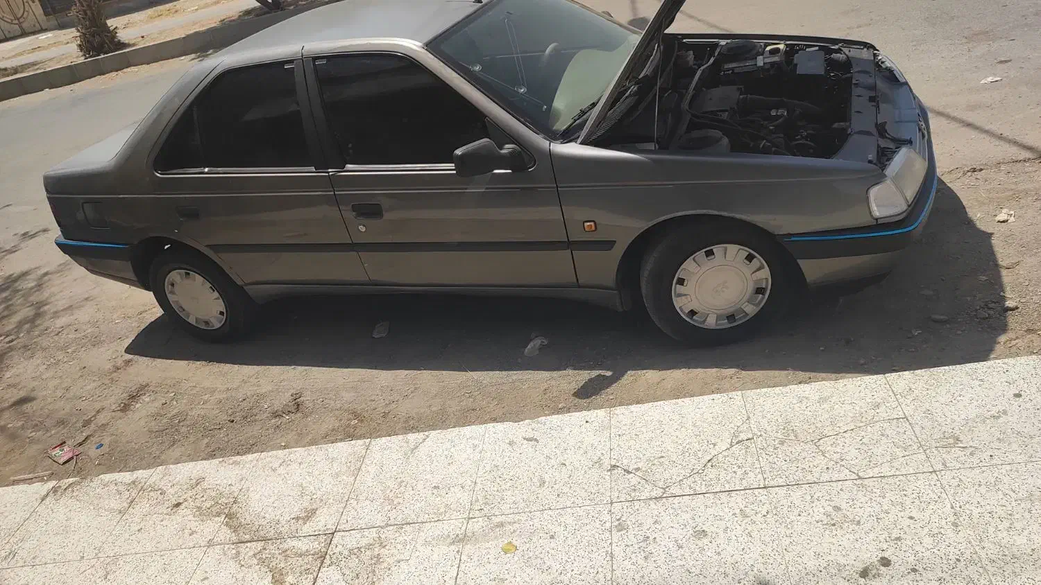 پژو405 خاکستری مدل 89دوگانه کارخانه|خودرو سواری و وانت|ایرانشهر, |دیوار