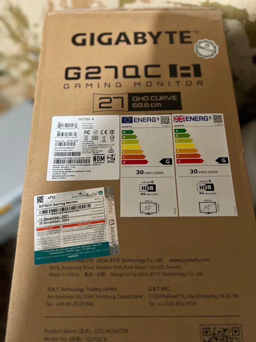 مانیتور گیمینگ g27 نیازمند تعمیر|قطعات و لوازم جانبی رایانه|اراک, |دیوار