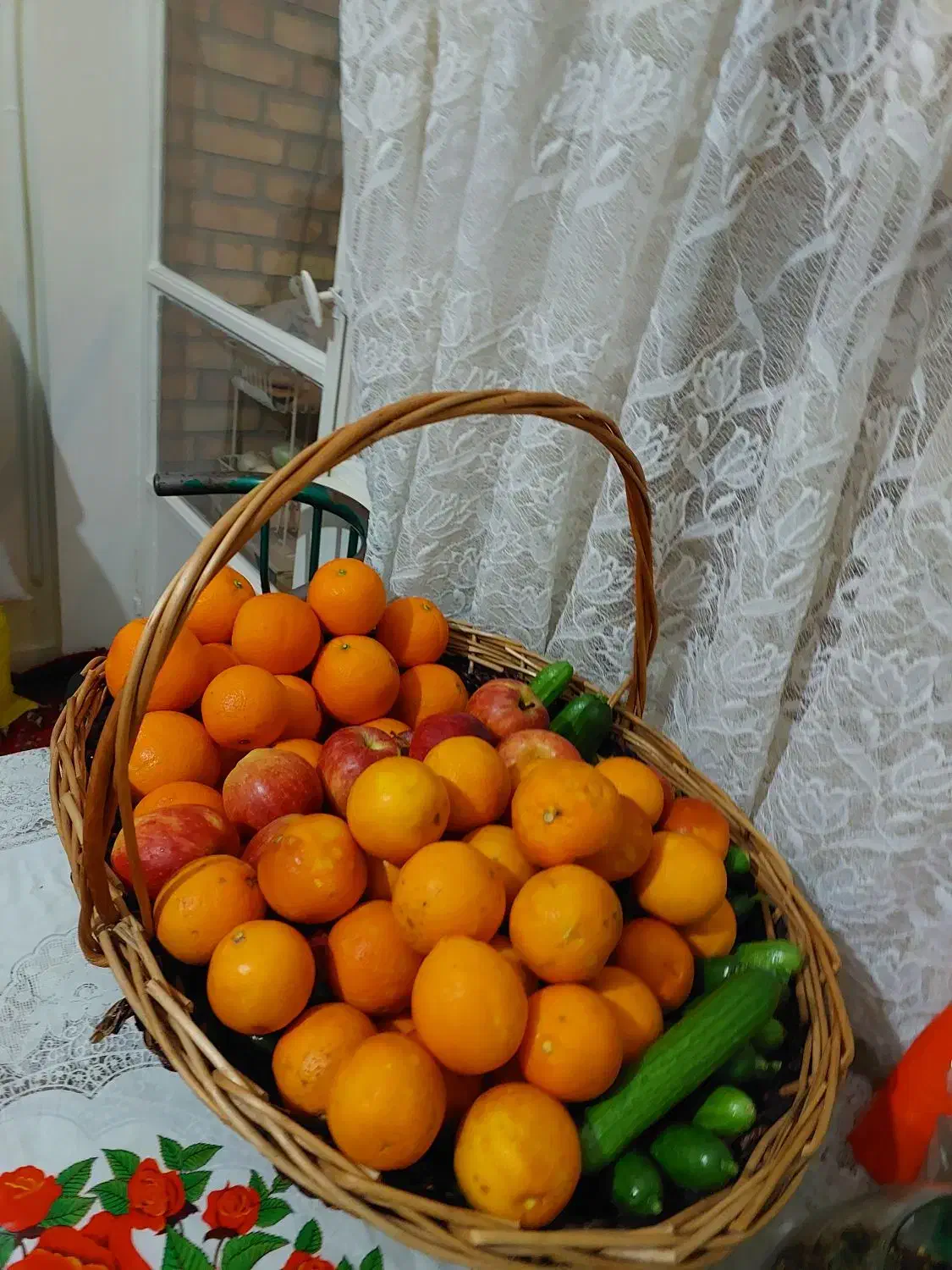 سبد چوبی بزرگ|صنایع دستی و سایر لوازم تزئینی|تهران, شهرک گلها (تهرانسر)|دیوار