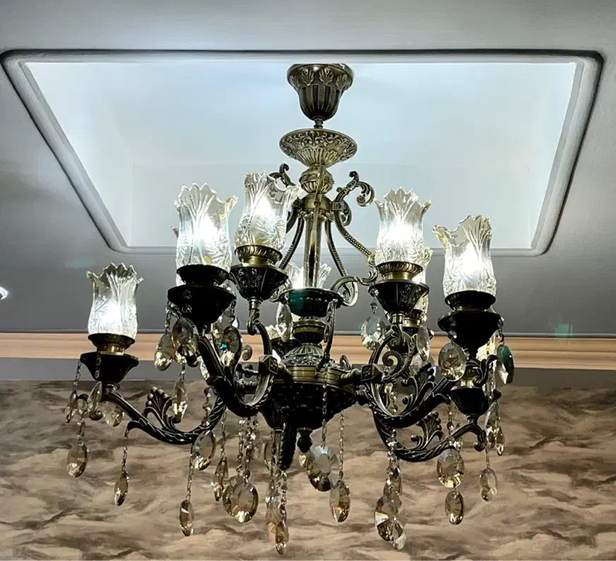 لوستر ۱۶ شاخه و ۱۰ شاخه|لوستر و چراغ آویز|گرگان, |دیوار