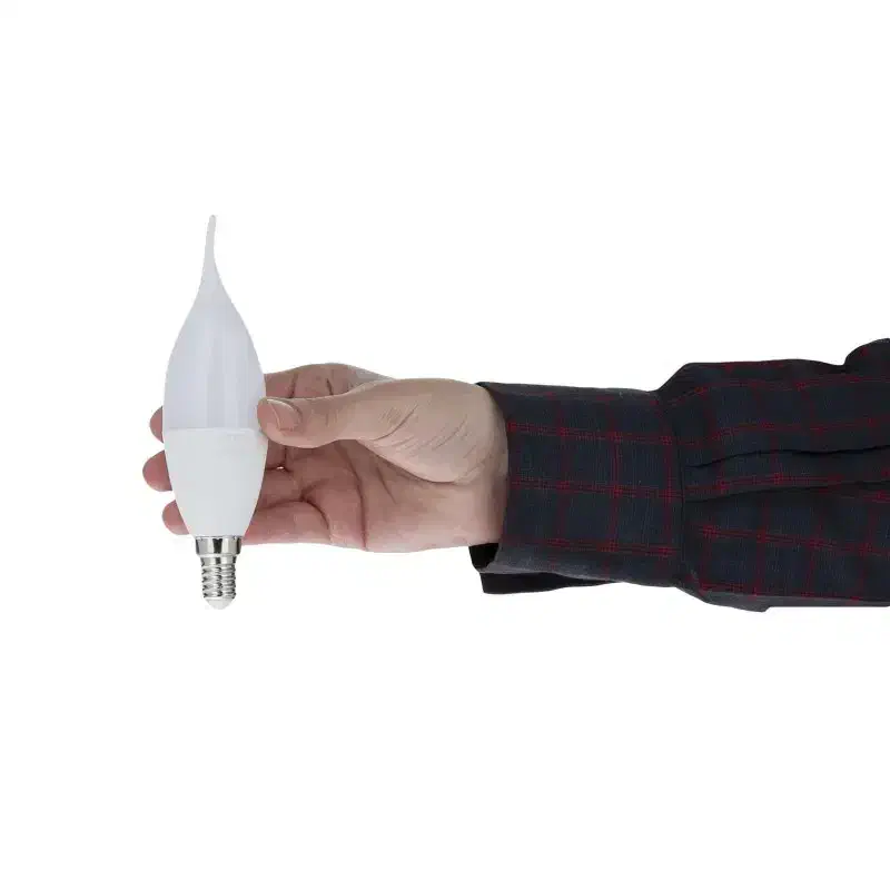 لامپ لوستری ۷ وات مدل شمعی دارای ۱۲ ماه گارانتی|لامپ و چراغ|قدس, شهرقدس|دیوار