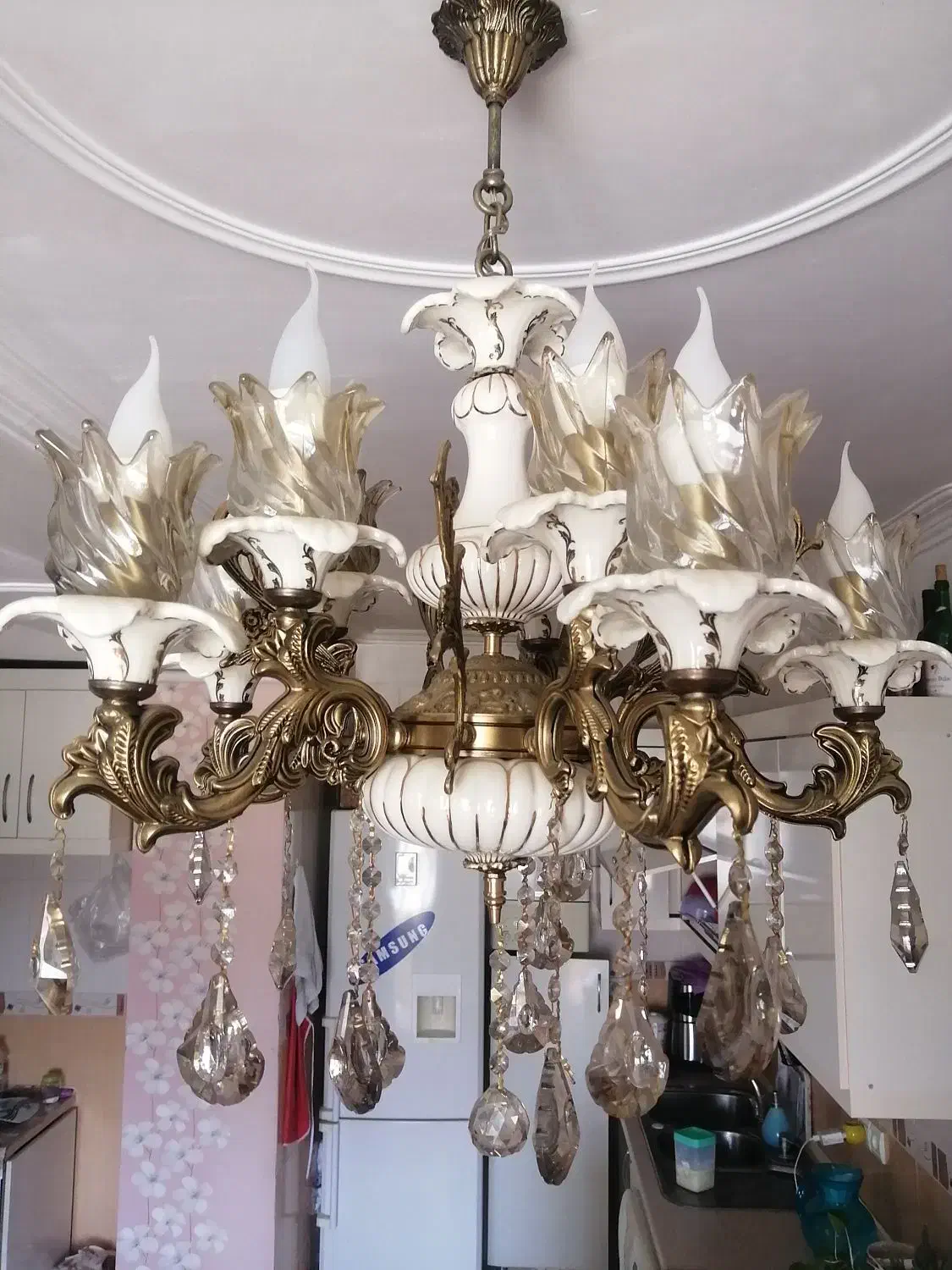 لوستر|لوستر و چراغ آویز|مرند, |دیوار