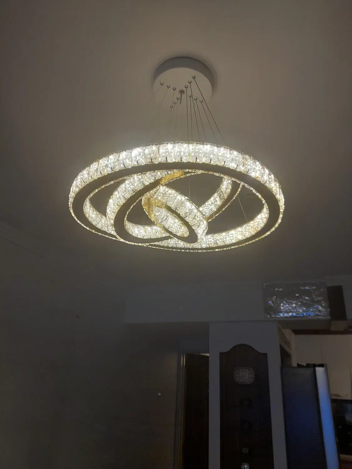 لوستر ۳عدد درحد نو ۲عدد شمعدانی|لوستر و چراغ آویز|همدان, |دیوار