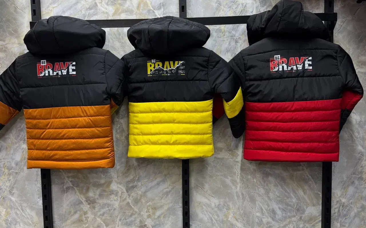 کاپشن پسرانه زرد.قرمز.نارنجی|کفش و لباس بچه|کرمانشاه, |دیوار