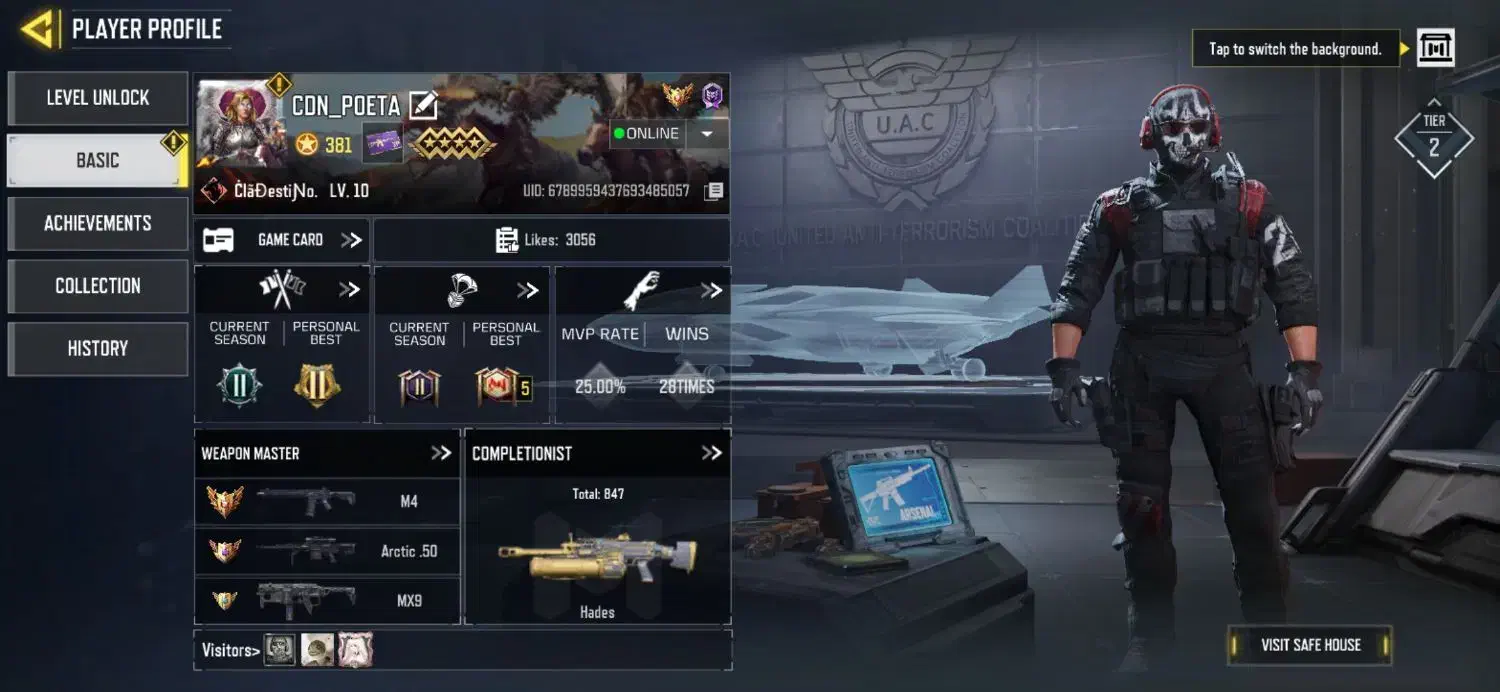 اکانت کالاف|کنسول، بازی ویدئویی و آنلاین|شوط, |دیوار