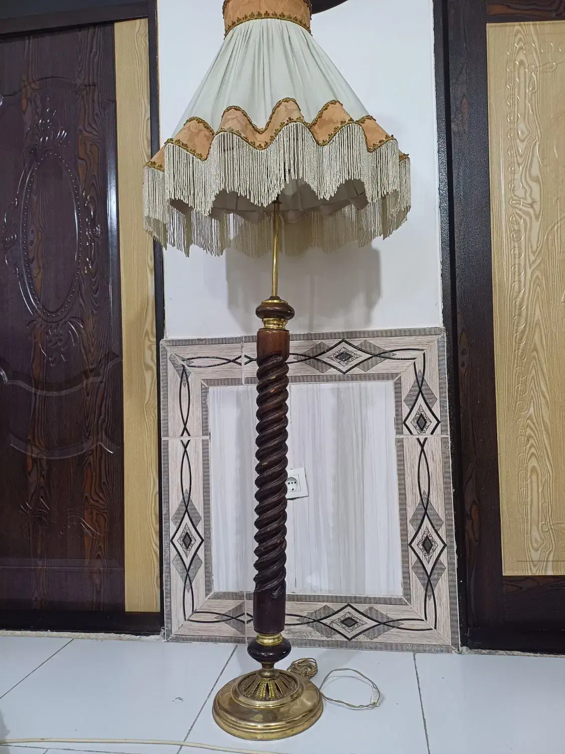 آباژور وآینه کنسول|چراغ خواب و آباژور|کوهدشت, |دیوار