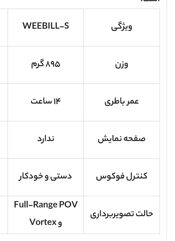 گیمبال ویبل اس  weeble s|دوربین عکاسی و فیلم‌برداری|رشت, معلم|دیوار