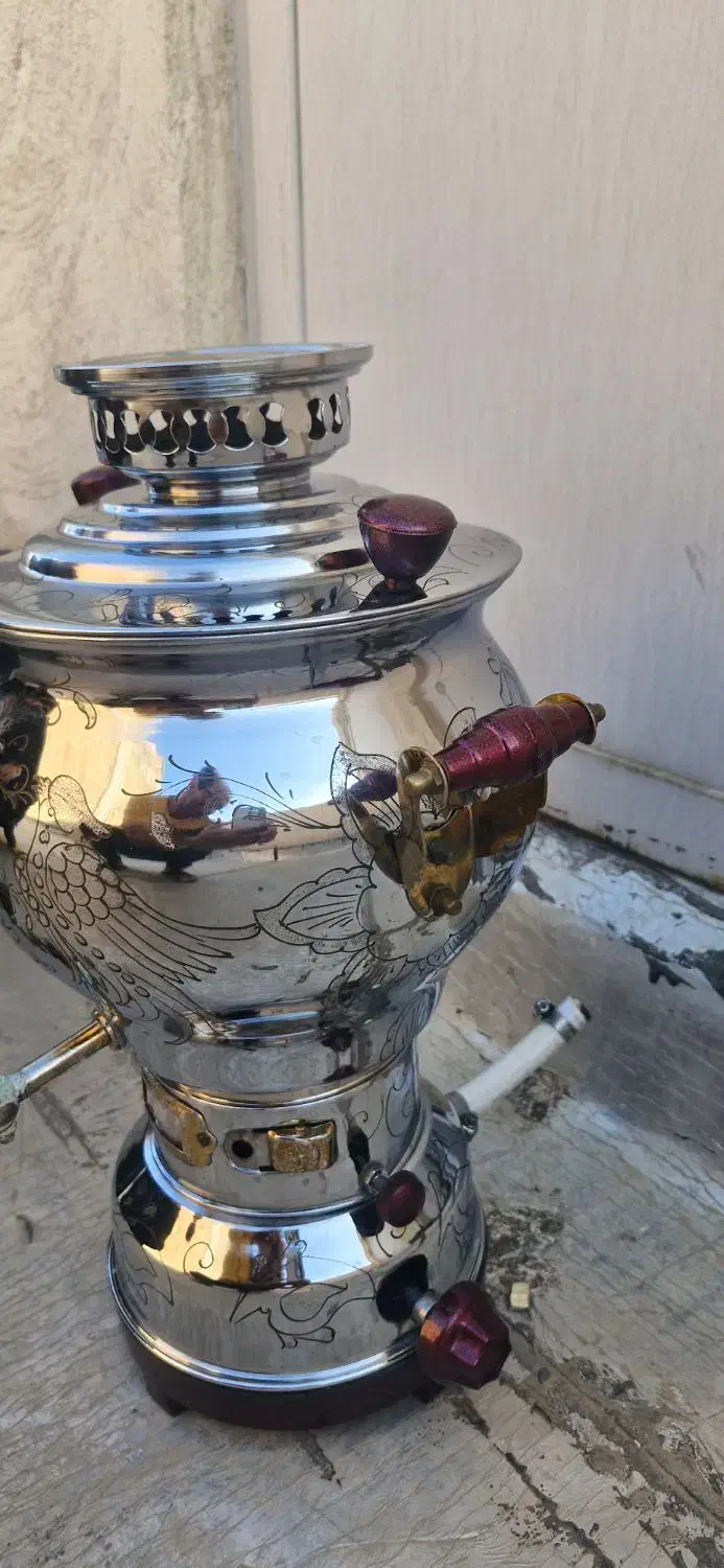 سماور گازی هراز نقش در حد نو|سماور، چایساز، قهوهساز|اسلامشهر, شهرک قائمیه|دیوار