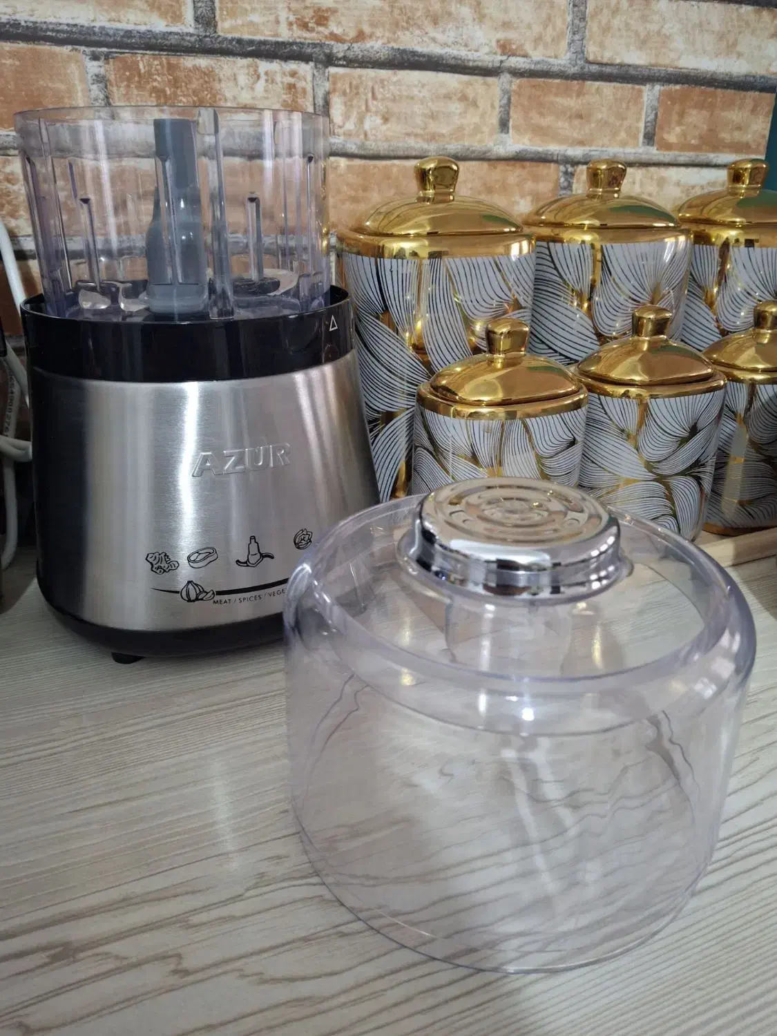 چرخ گوشت استیل مدل آزور|خردکن، آسیاب، غذاساز|قره ضیاالدین, |دیوار