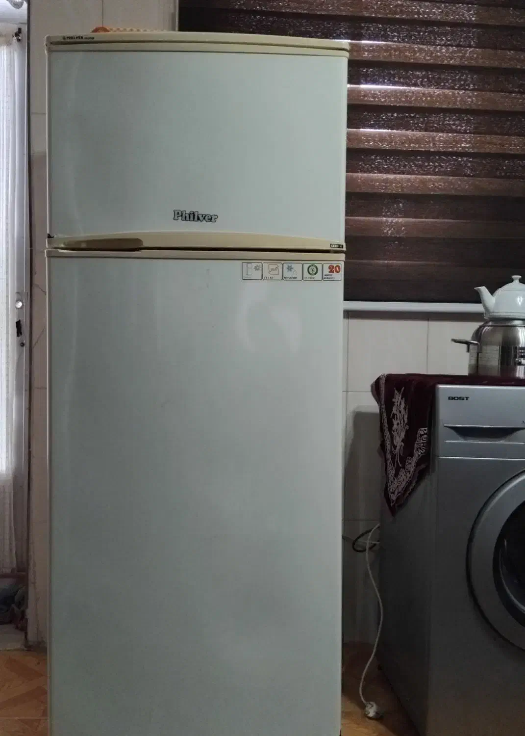 یخچال فیلور|یخچال و فریزر|سرخنکلاته, |دیوار