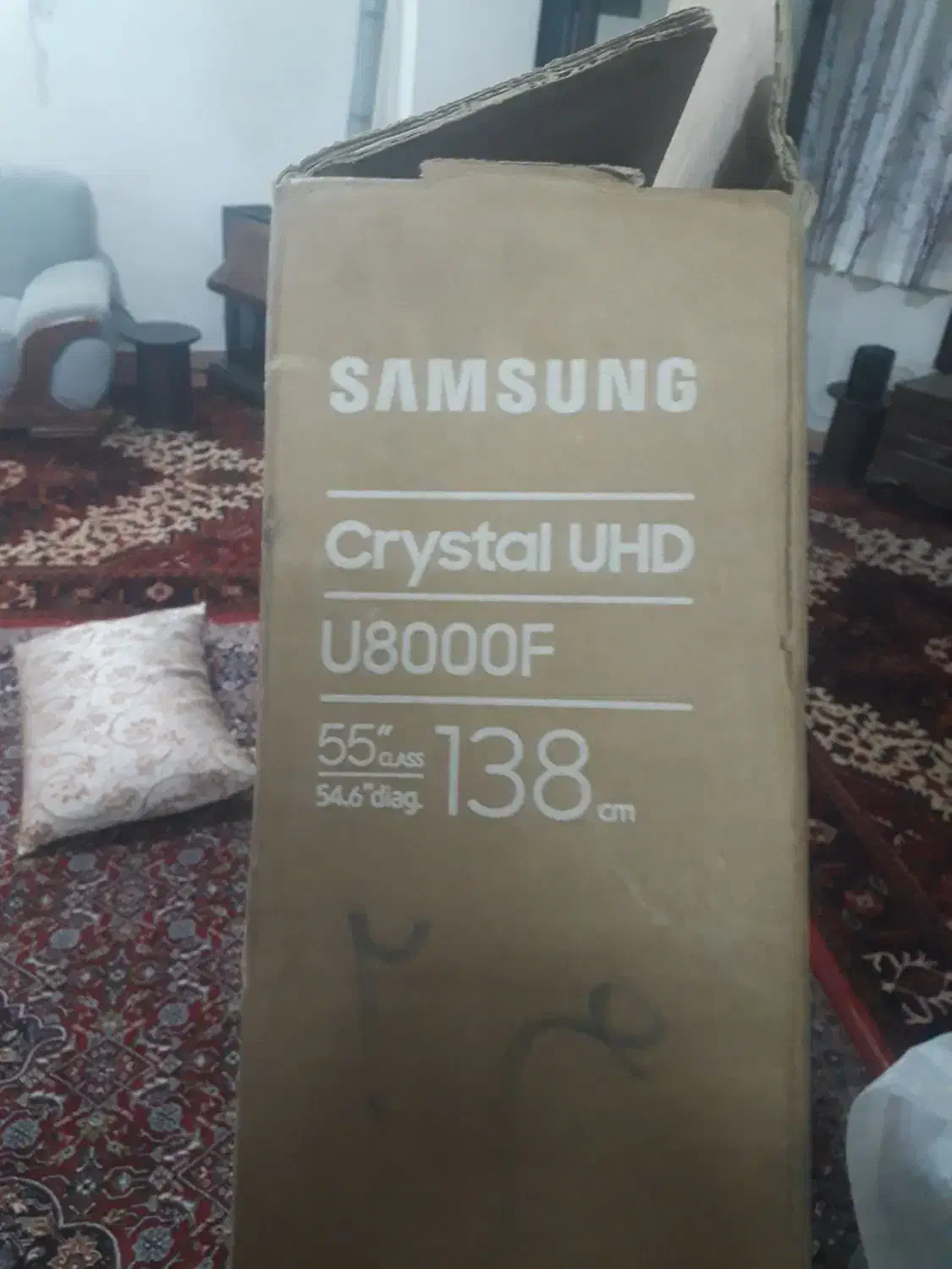 سلام. کارتن سامسونگ ۵۵|تلویزیون و پروژکتور|قدس, شهر‌قدس|دیوار