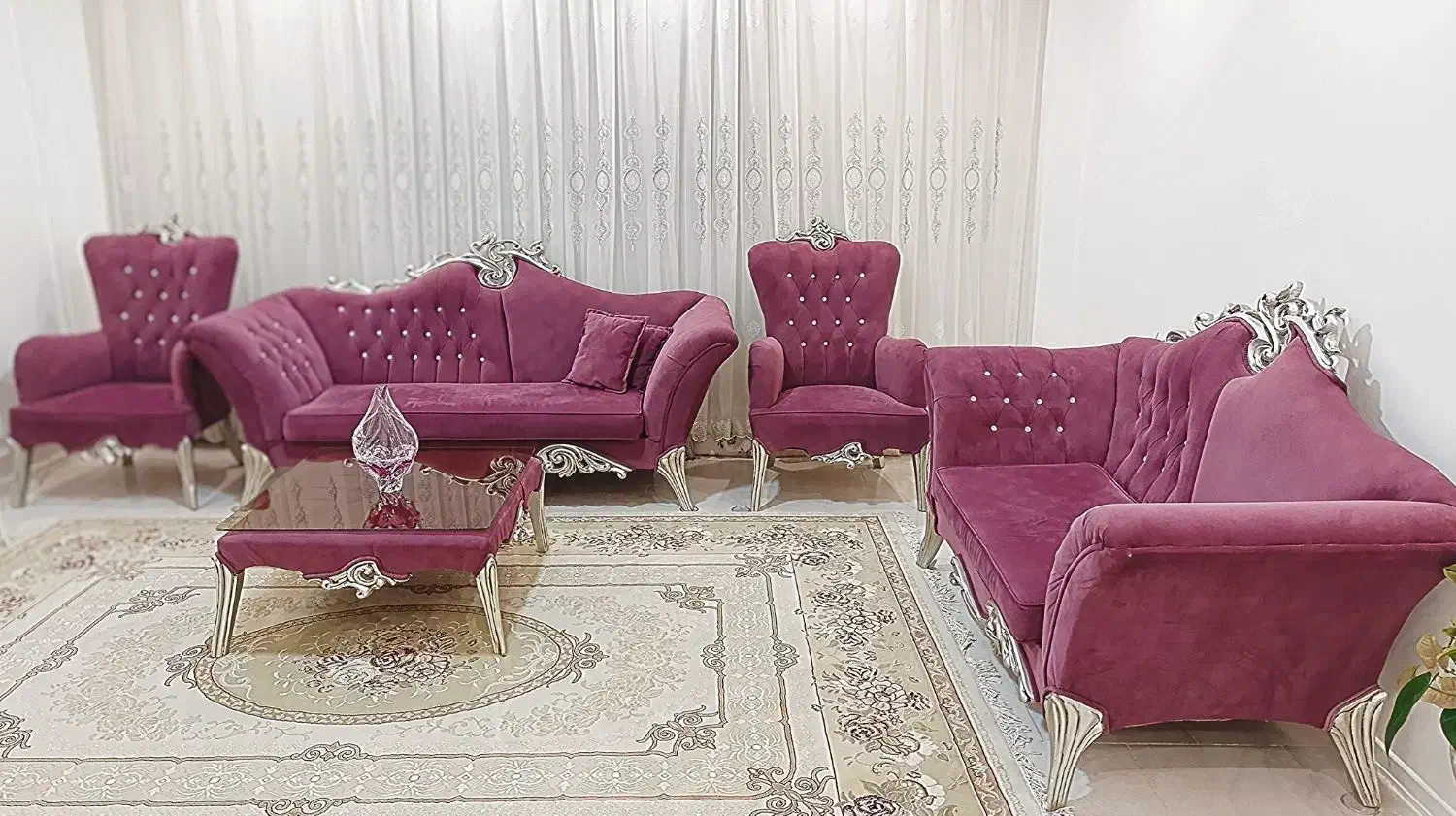 مبلمان کلاسیک پینترستی|مبلمان خانگی و میز عسلی|هشتگرد, فاز ۷ مهستان|دیوار