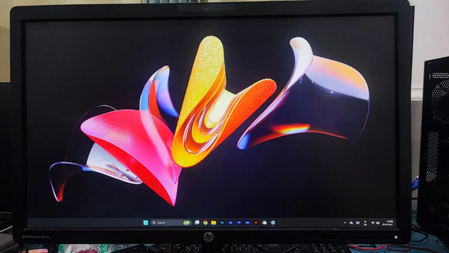 مانیتور ۲۲ اینچ Hp|قطعات و لوازم جانبی رایانه|لار, |دیوار