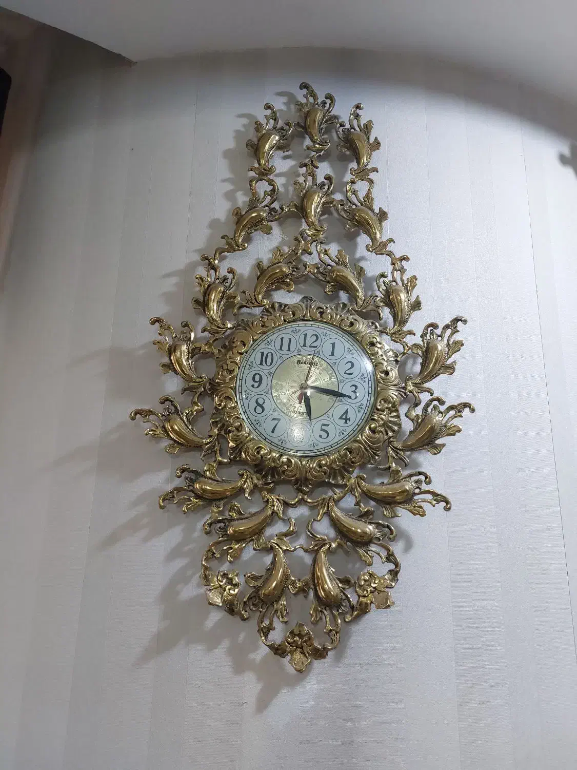 ساعت برنز اصل و سنگین|ساعت دیواری و تزئینی|کرج, آق تپه|دیوار