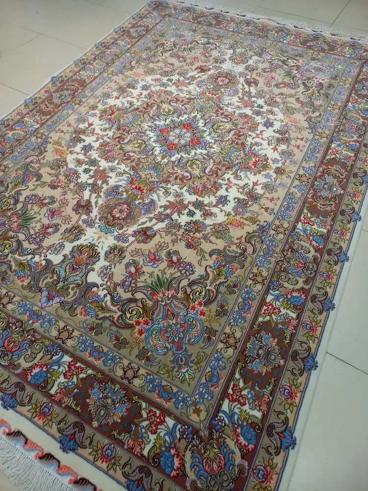 جفت 6 متری فرش دستباف طرح خطیبی دومتن|فرش|تهران, آبشار تهران (دریاچه)|دیوار