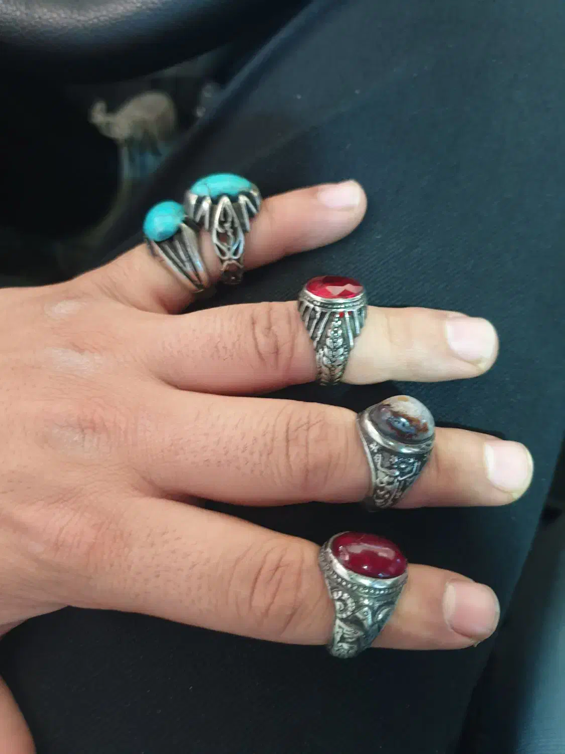 انگشتر نقره عیار پایین|جواهرات|دزفول, |دیوار