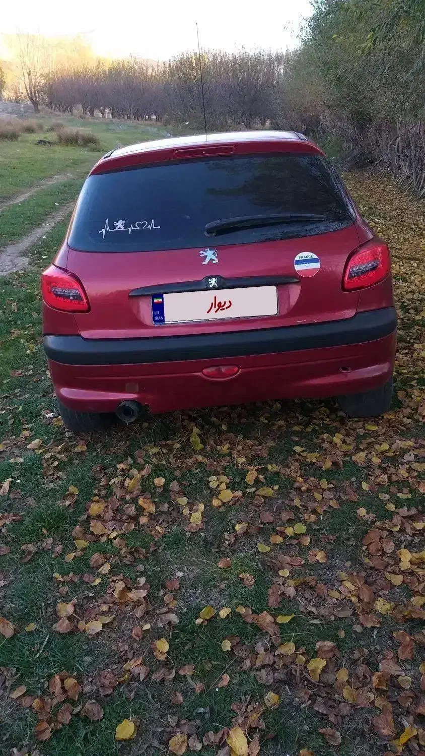 پژو206 تیپ2 مدل 81 اصل فرانسه|خودرو سواری و وانت|مشگین شهر, |دیوار
