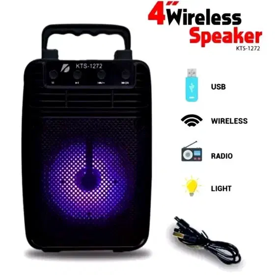 اسپیکر بلوتوثی قابل حمل کی تی اس KTS-1272|پخشکننده همراه|بوشهر, |دیوار