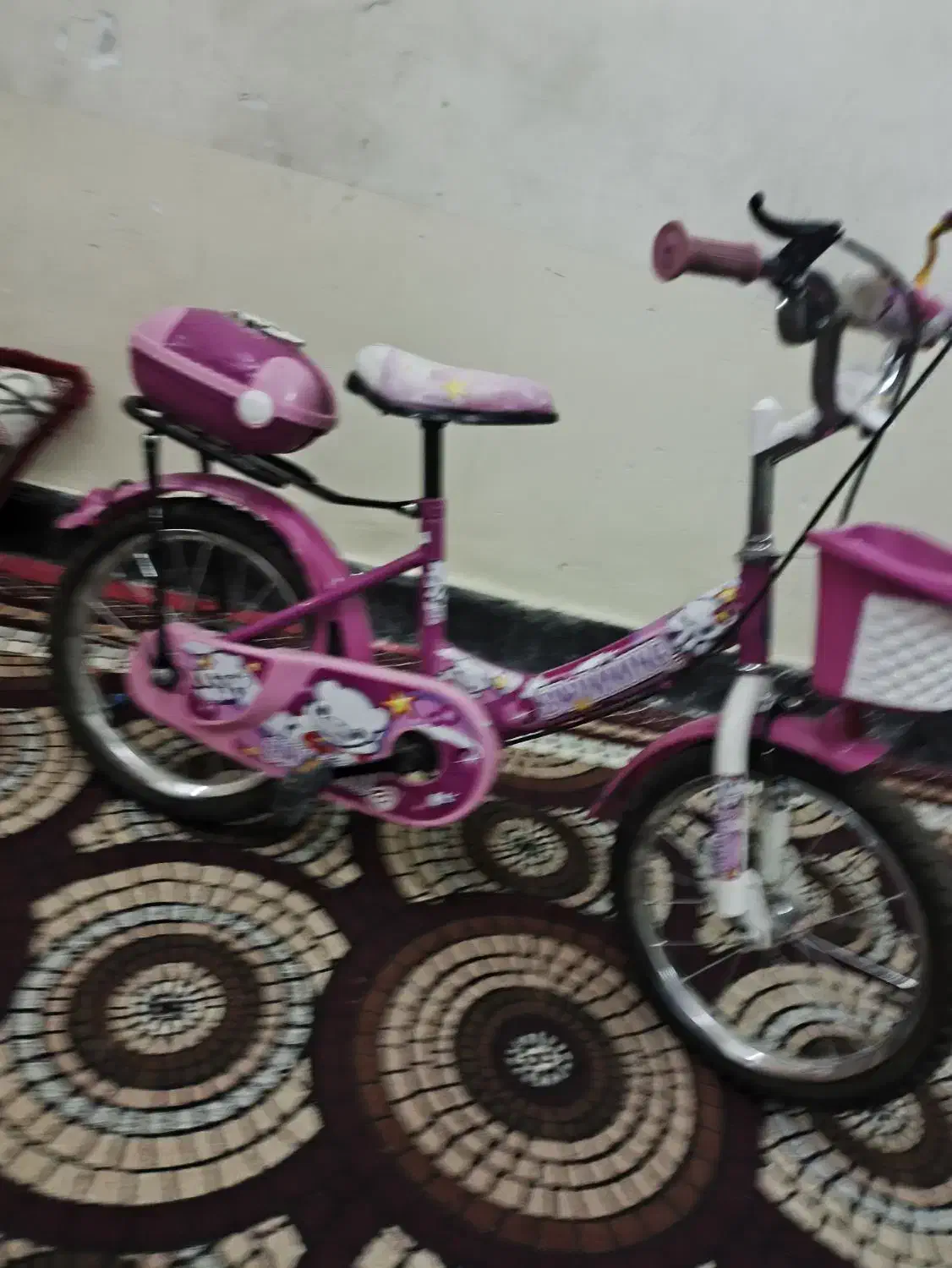 دوچرخه دخترانه سایز کودک  تمیز و سالم|دوچرخه، اسکیت، اسکوتر|خنج, |دیوار